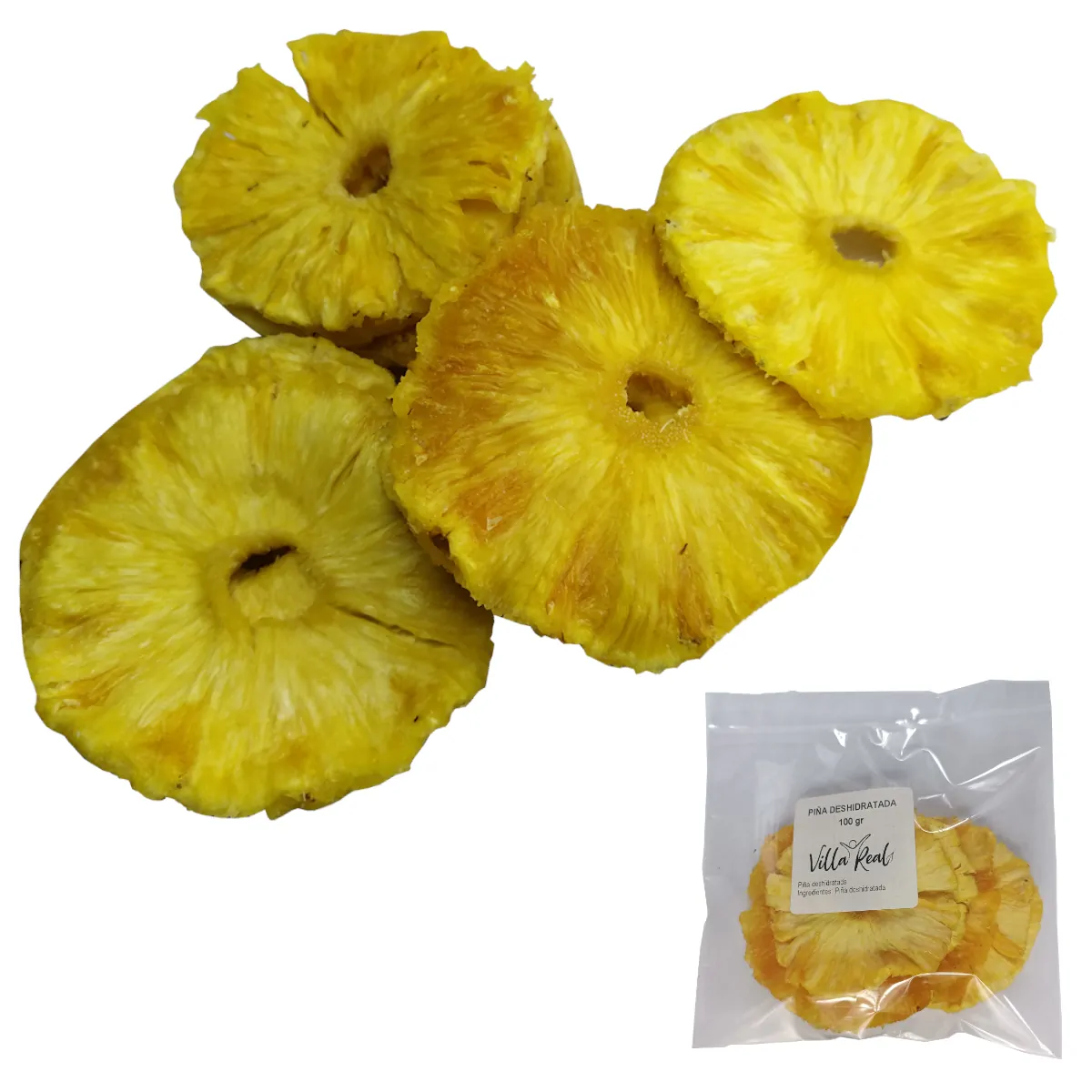 Piña Deshidratada 100 gr