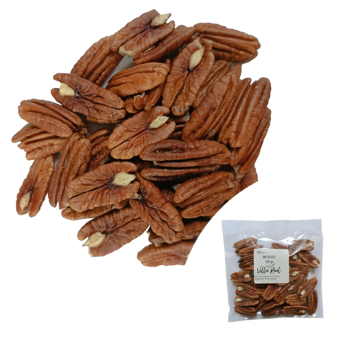 Pecana Pelada En Mitades 100 gr