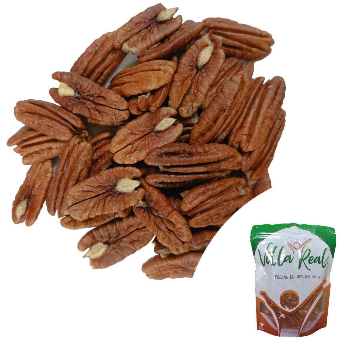 Pecana Pelada En Mitades 250 gr